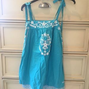 *DONATED* NWOT Billabong | blue and white tank